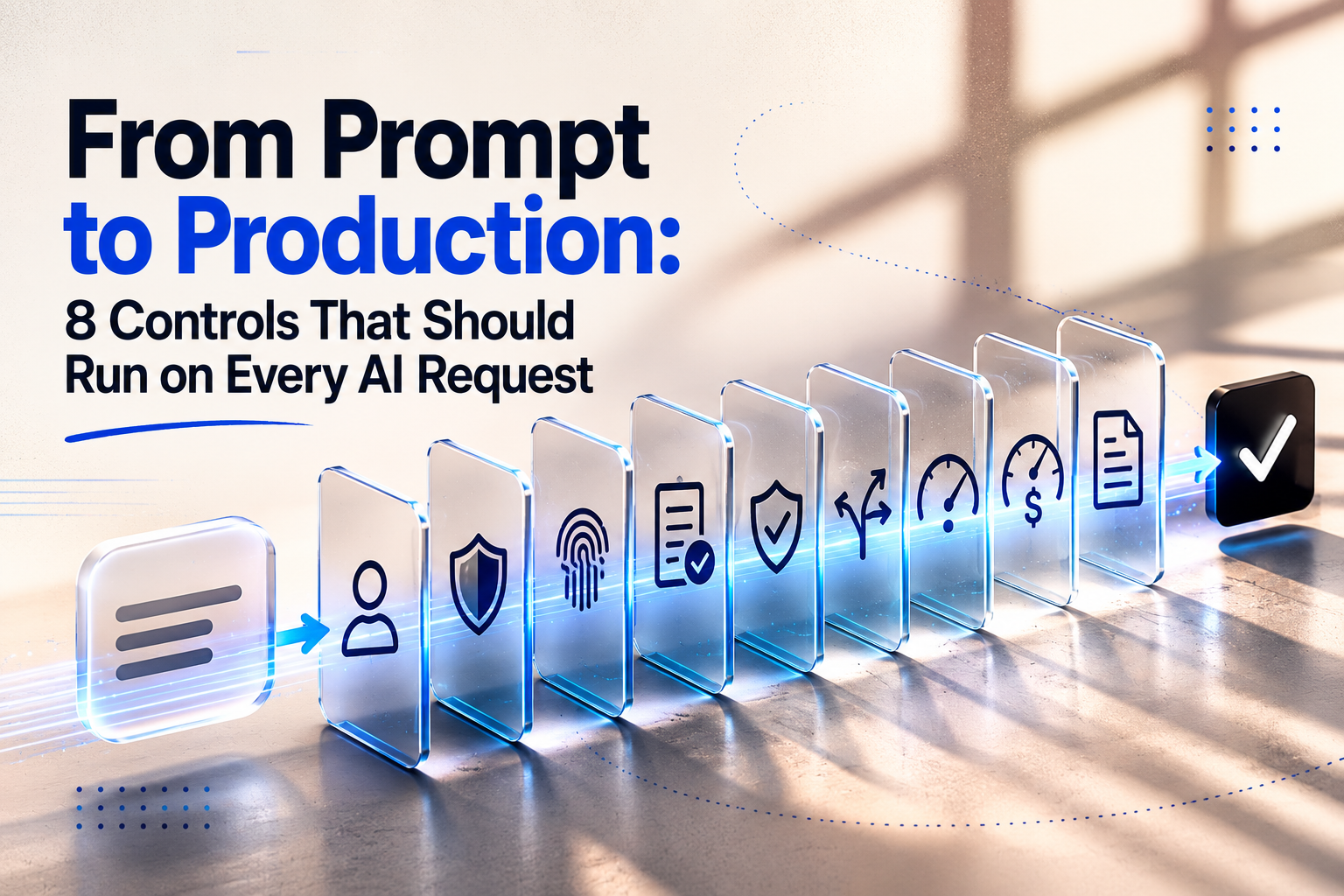 From Prompt to Production: 8 Controls That Should Run on Every AI Request